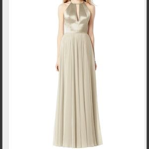 After Six Lux Chiffon Dress In Palomino #6705 S12